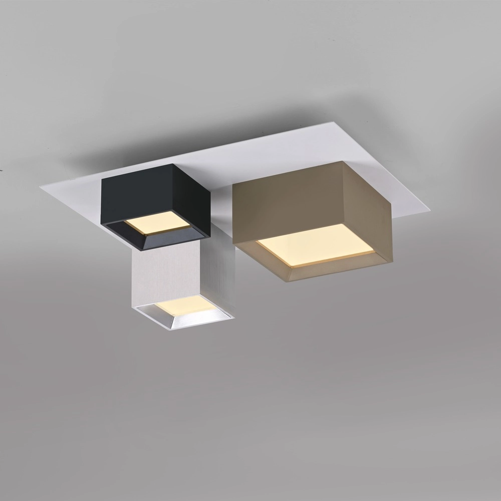 Led ceiling light Pure Manhattan 3-light Paul Neuhaus 4012248396872