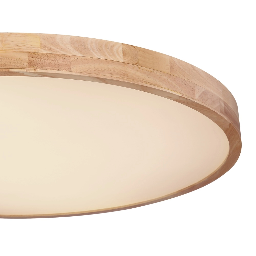 Wooden ceiling light Rainer Scandinavian Ø 80cm Globo 9007371386284