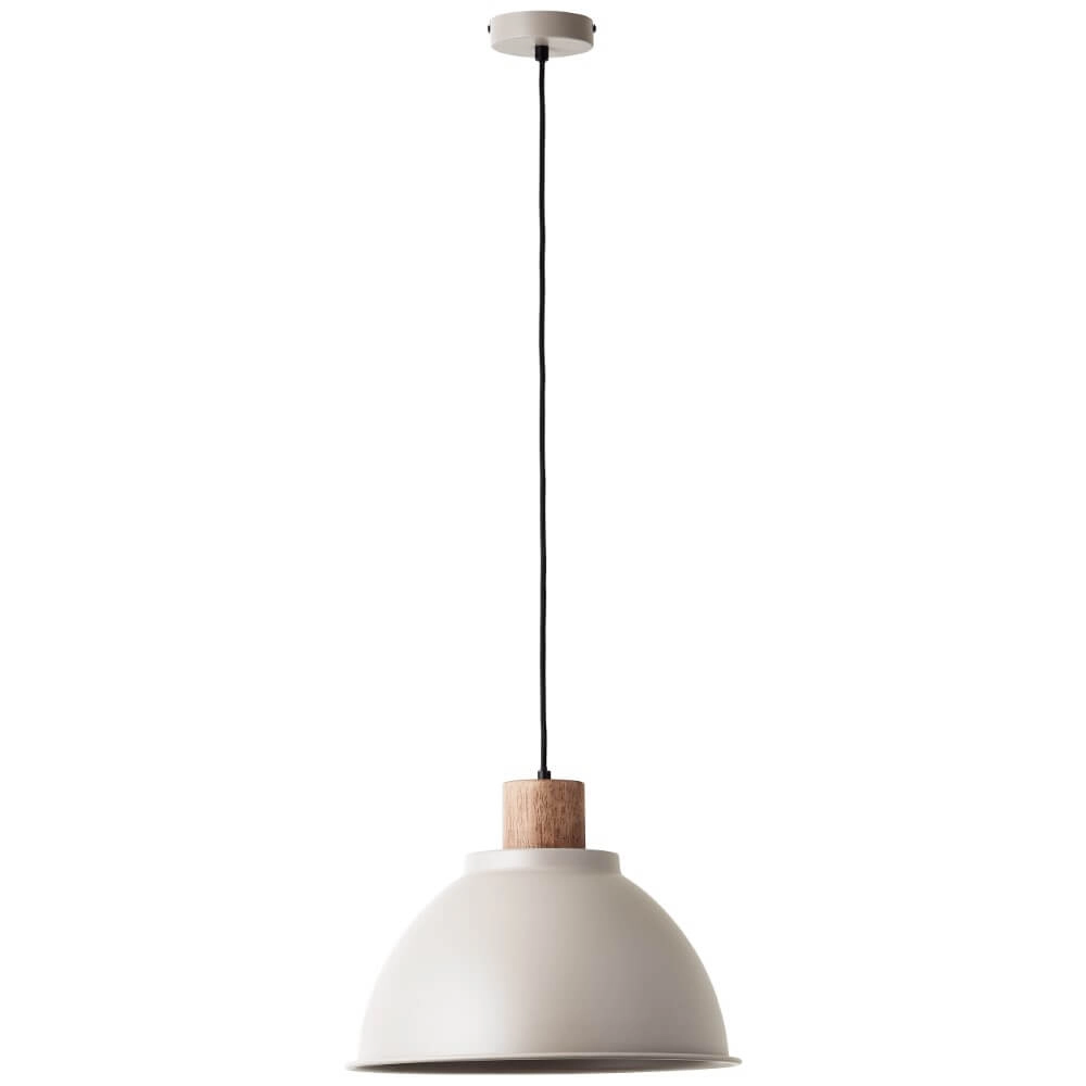 Pendant lamp Erena Ø 38cm taupe Brilliant 4004353413056