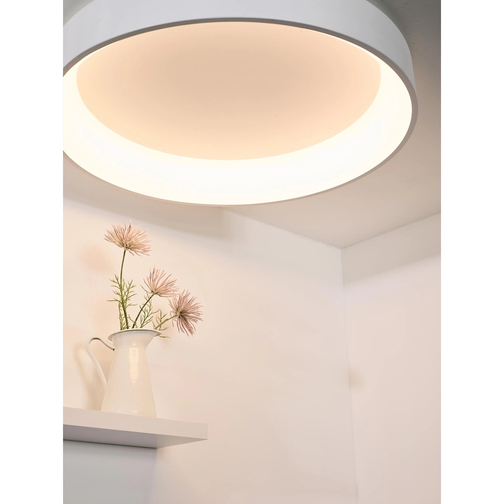 Ceiling light Talowe Led Ø 80cm white Lucide 5411212460677
