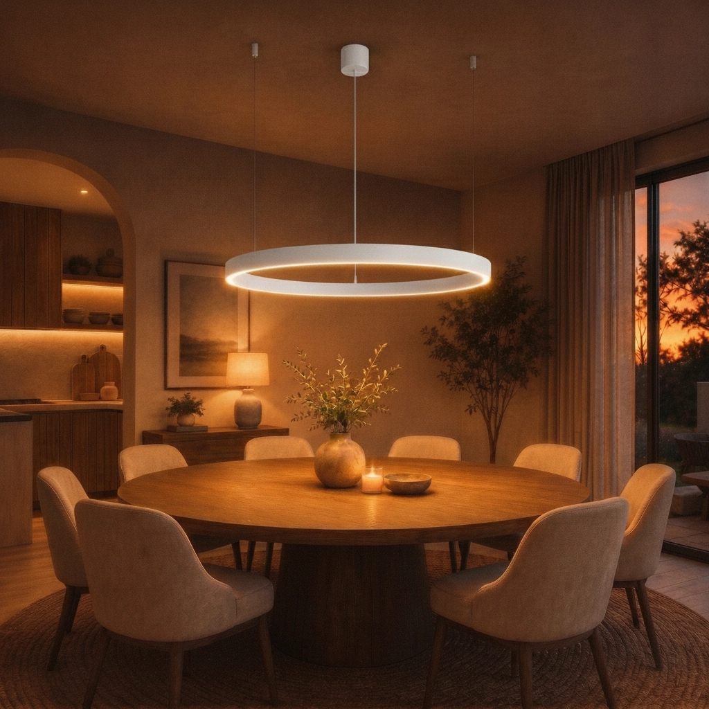 Pendant lamp Motif white Ø 120cm 3000K