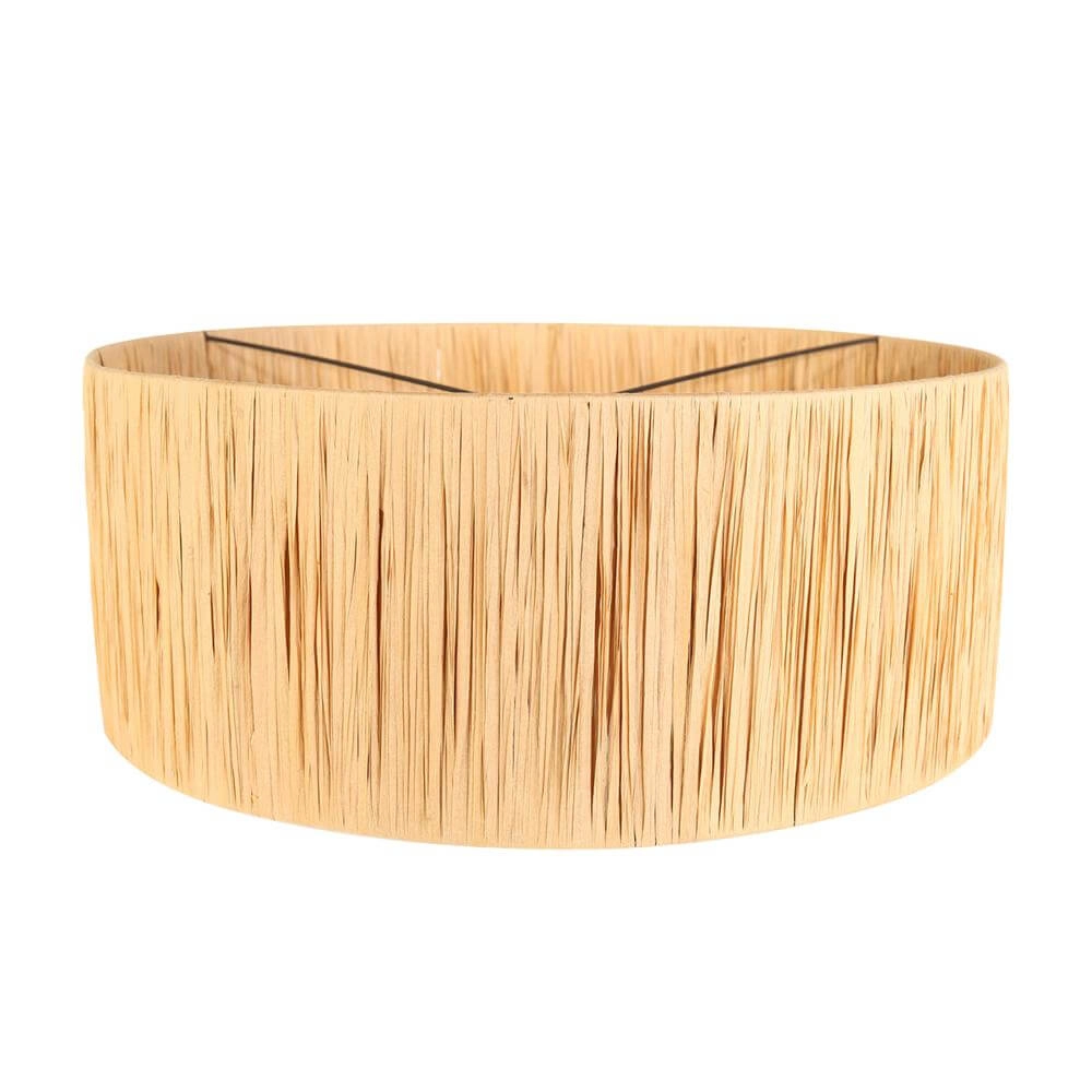 Wall lamp Elegant Classy black with straw shade Steinhauer 8712746171990