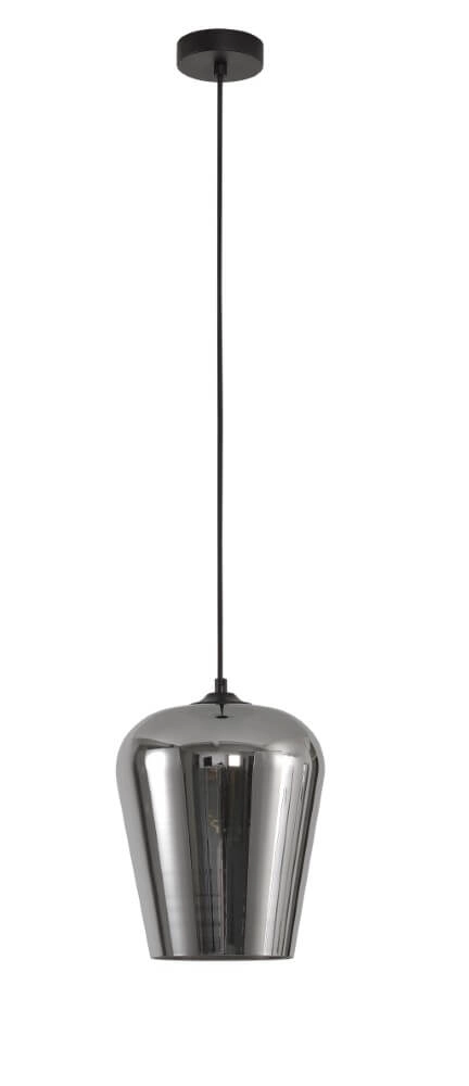 Hanging lamp Tombo titanium glass Ø 23cm Artdelight 8719831737673