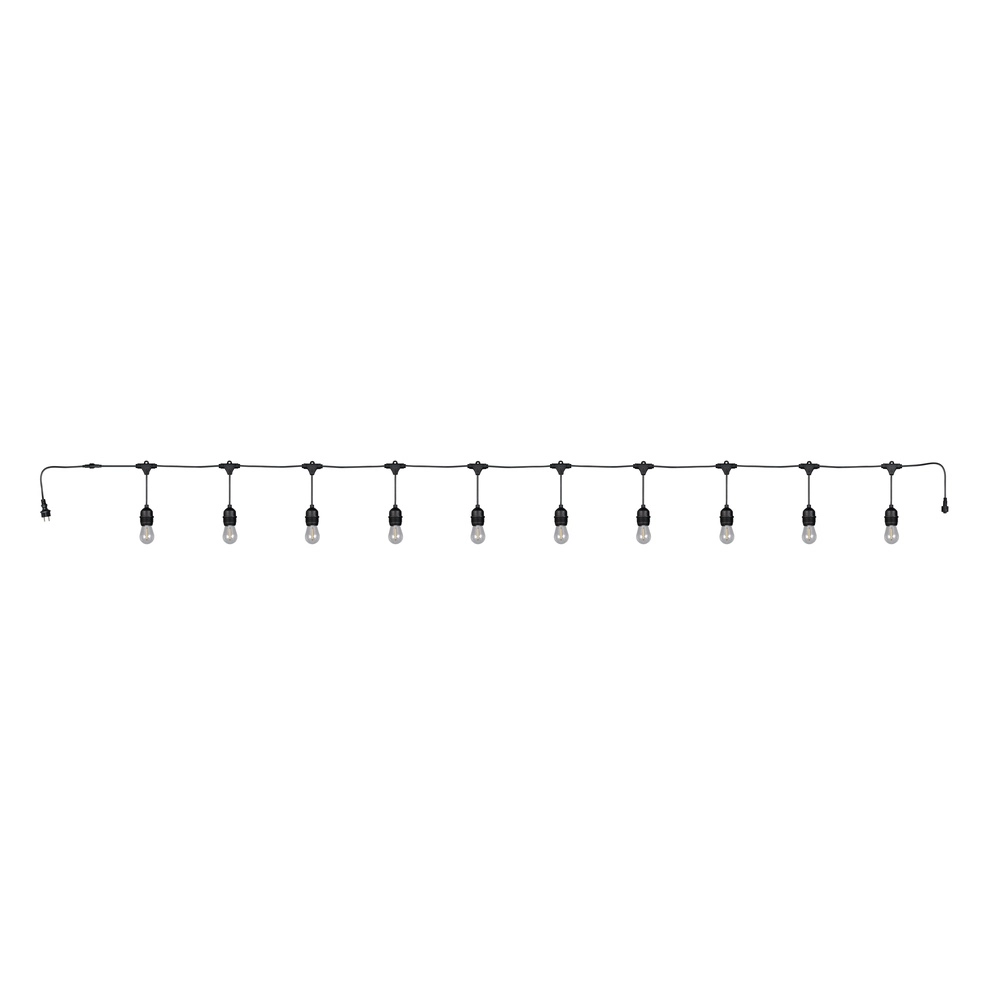 Party lights Chain Black 10-lights Trio 4017807622720