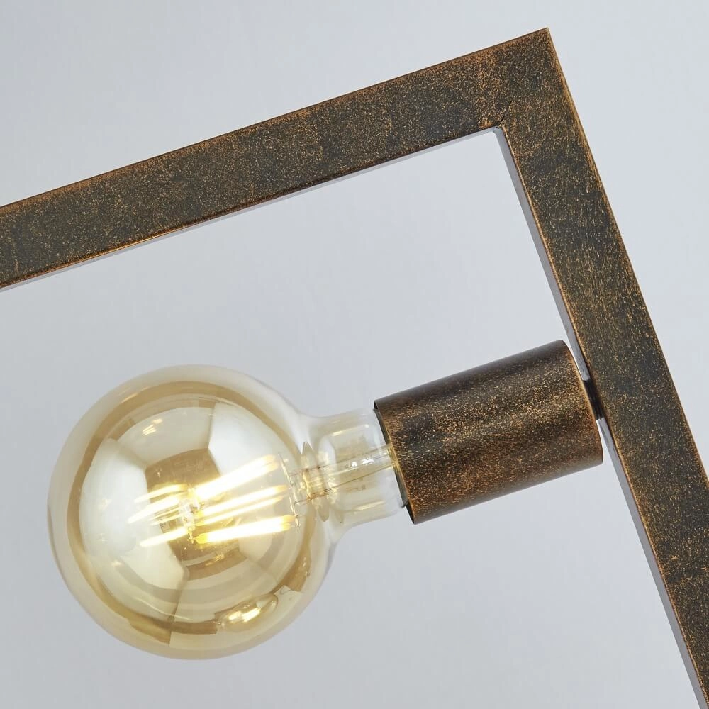 Rustic floor lamp Oblong Searchlight 5053423226460