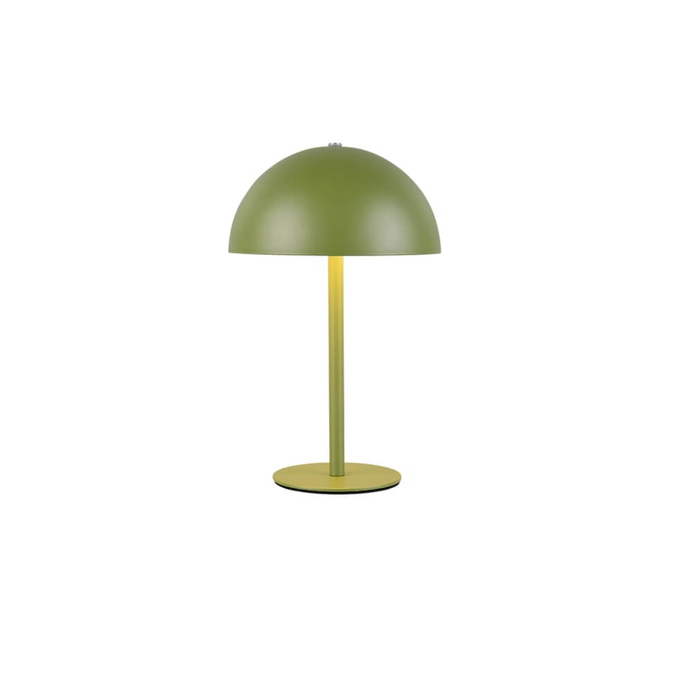 Table lamp Munoz green Ø 13cm Trio 4017807640861