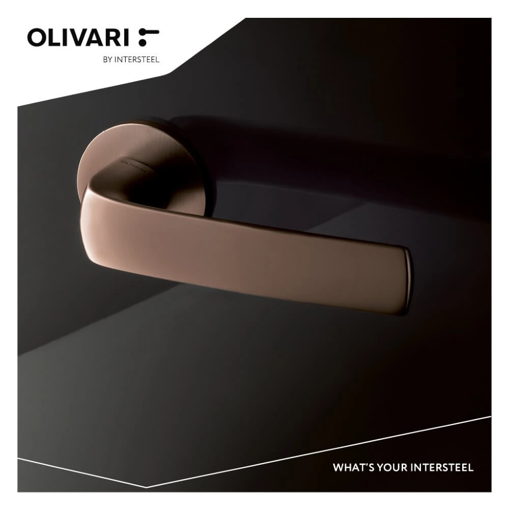 Door handle Diva bronze matt Olivari 8714186545928