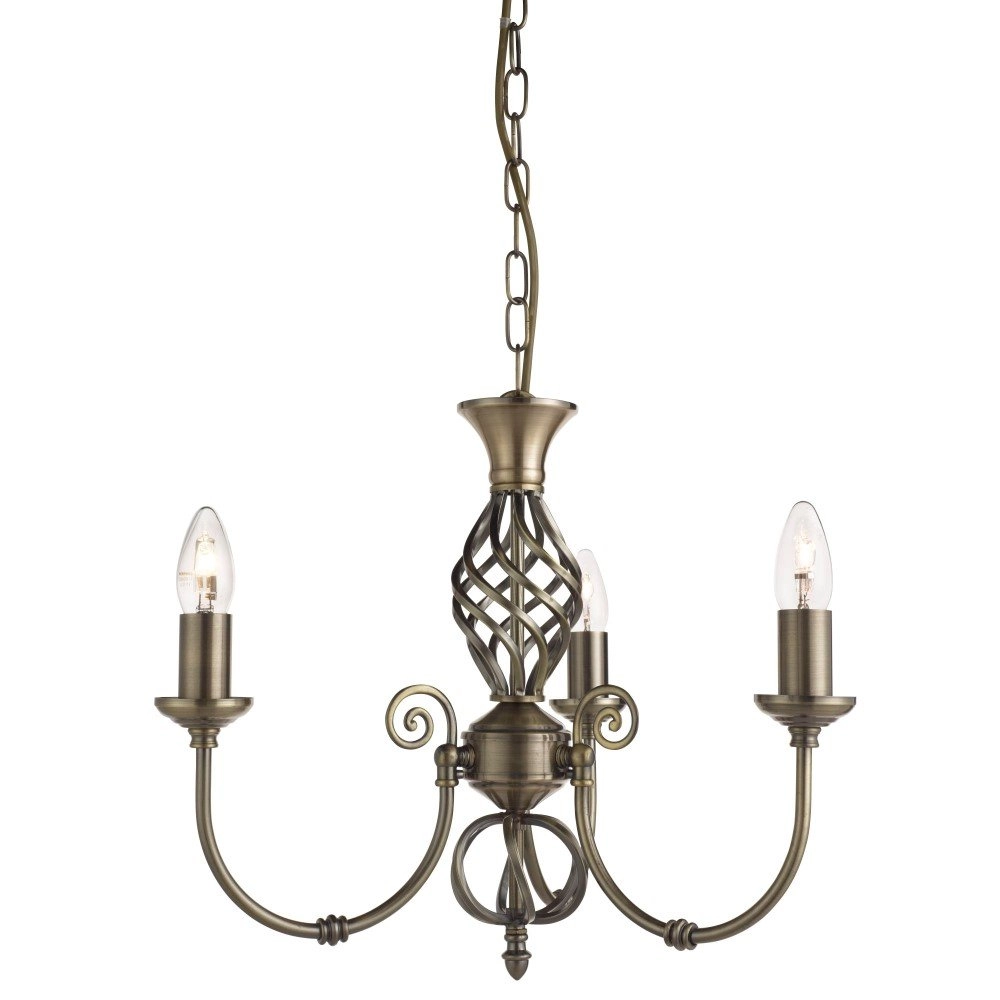 Antique chandelier Zanzibar 3-light