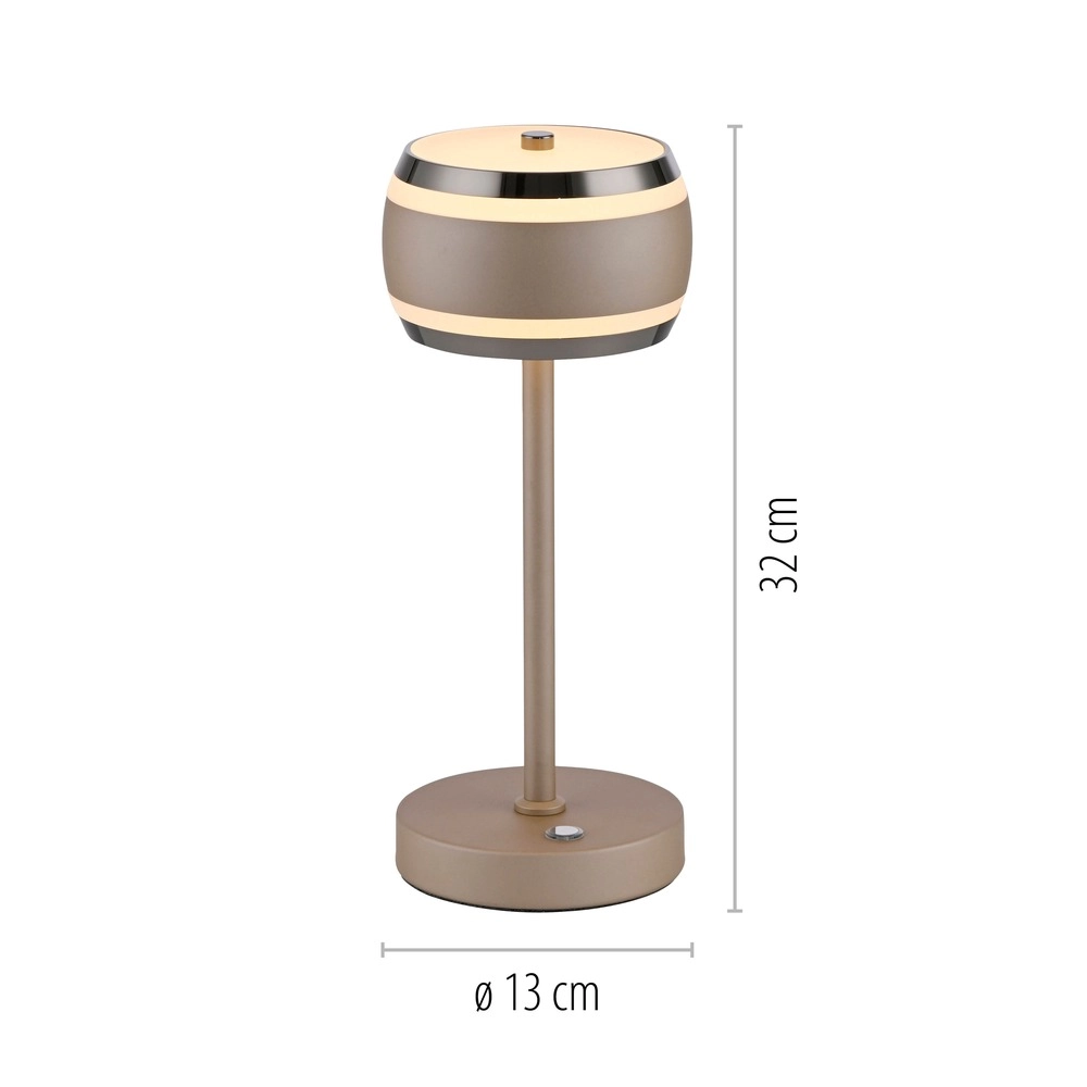 Led table lamp Pure Falling Rings Bronce Paul Neuhaus 4012248396629
