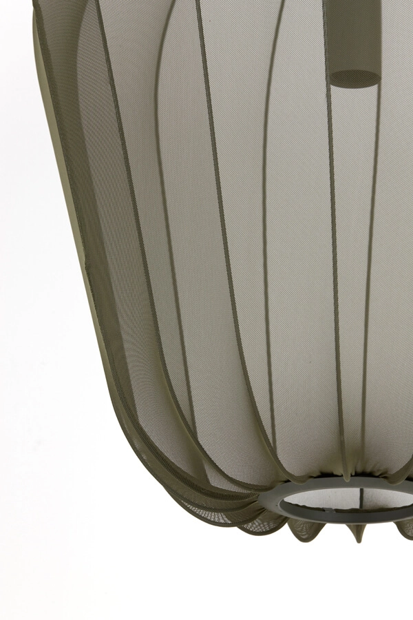Green pendant lamp Plumeria Ø 50cm Light & Living 8717807651466