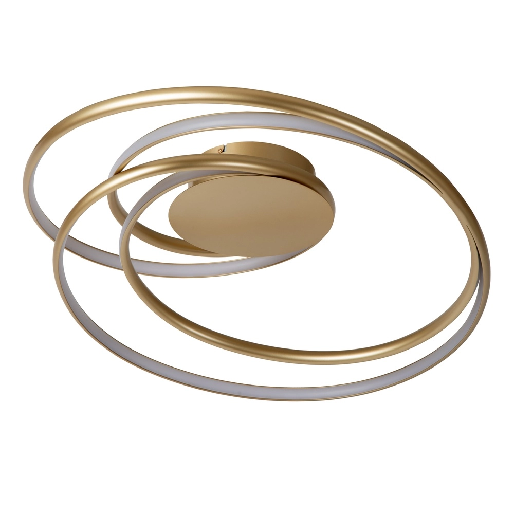 Design ceiling lamp Sardana curl gold Premium by Lucide 5411212520906