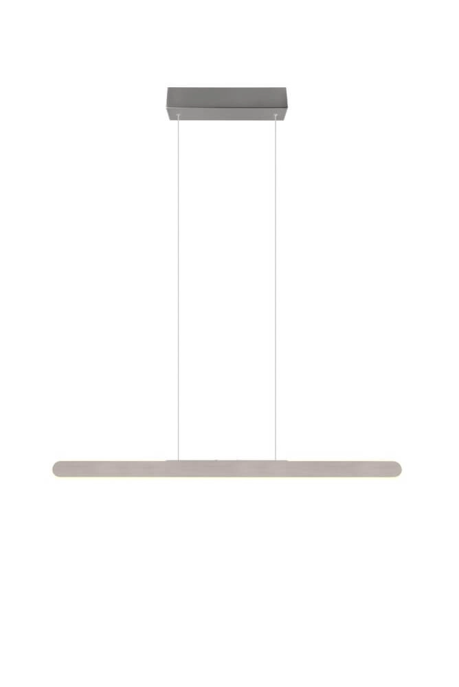 Unique pendant lamp Helios brushed metal Trio 4017807597929