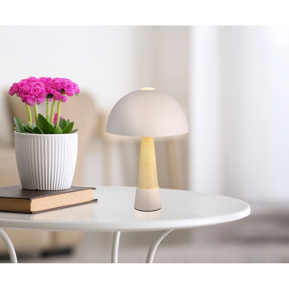 Unique table lamp Paulin Ø 25cm champagne Globo 9007371516803