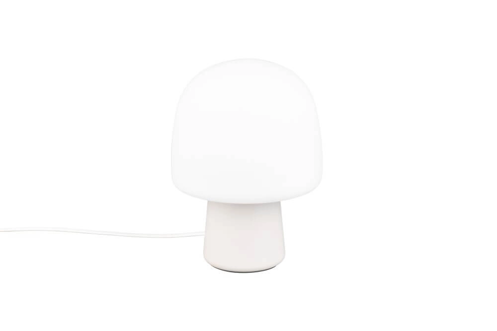 Mushroom table lamp Steen white glass Trio 4017807616484