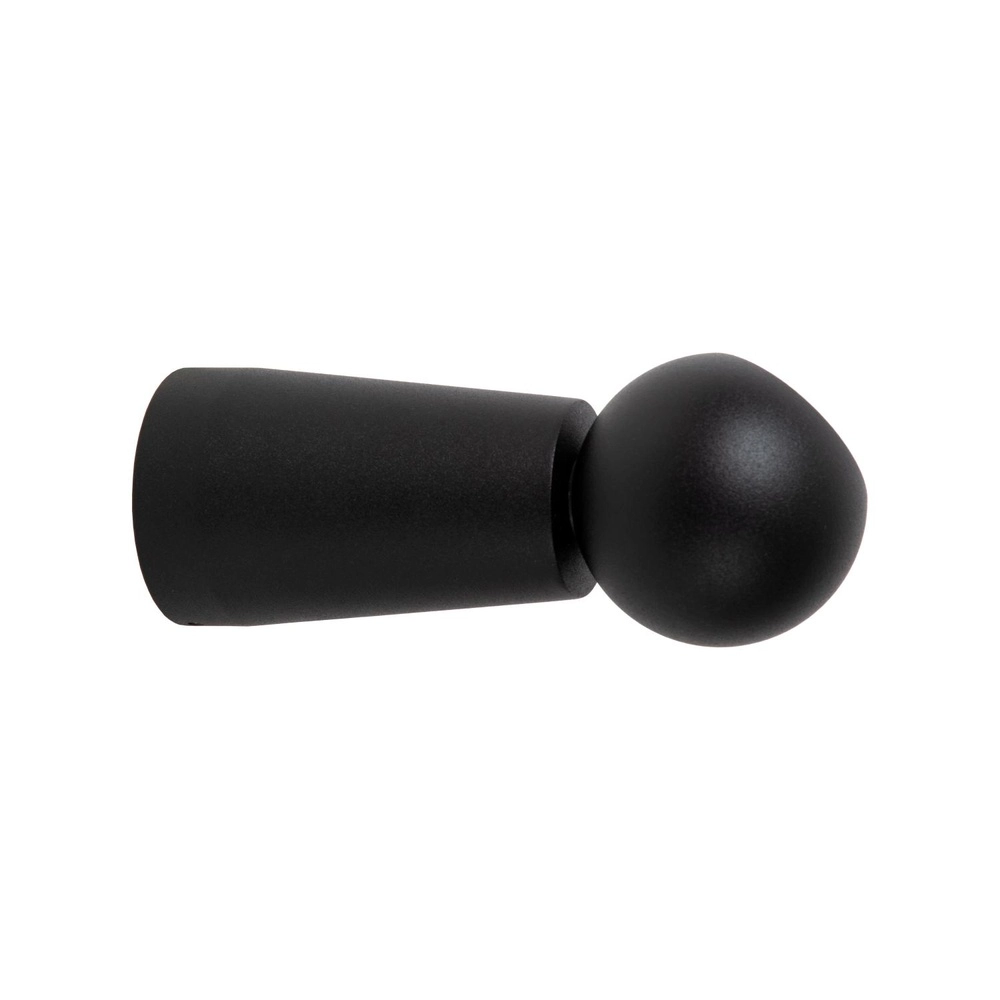 Bathroom wall lamp Ipsos black IP54 Lucide 5411212334008