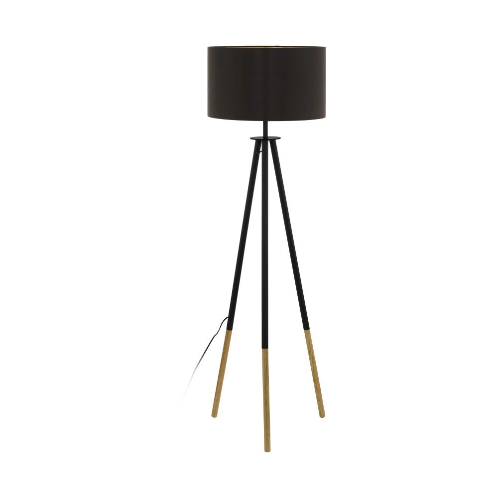 Floor lamp Bidford Tripod cappuccino