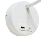 White wall lamp Flexi-C flexibly adjustable Artdelight 8719831735297