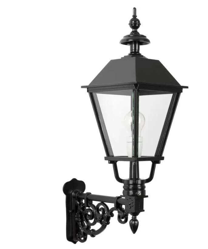 Wall lamp Zandvoort nostalgia - black