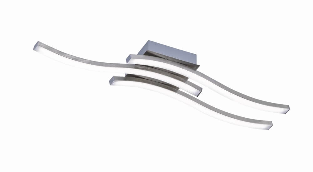 Ceiling lamp Route nickel matt