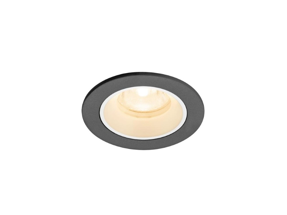 Recessed spotlight Numinos XS black/white 2700K - 40deg SLV 4024163314794