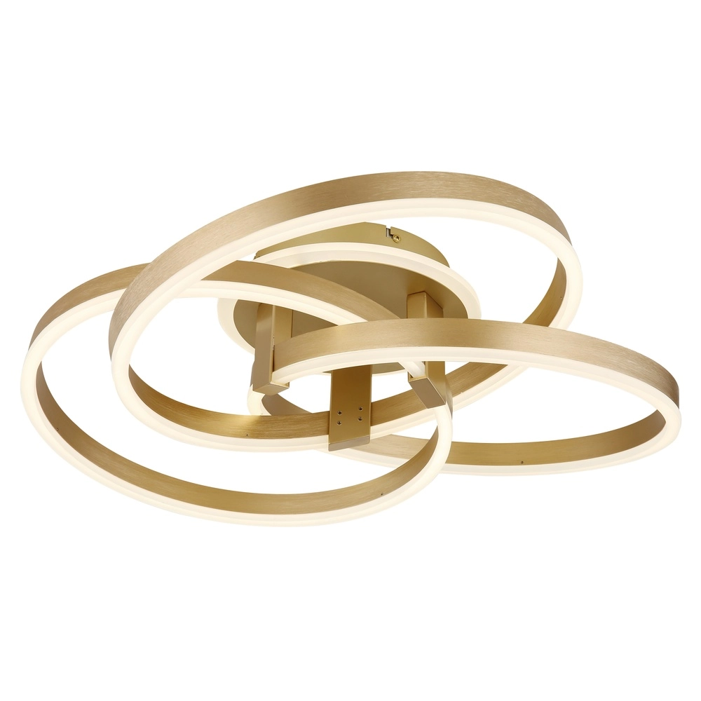 Golden ceiling lamp Herwig Design
