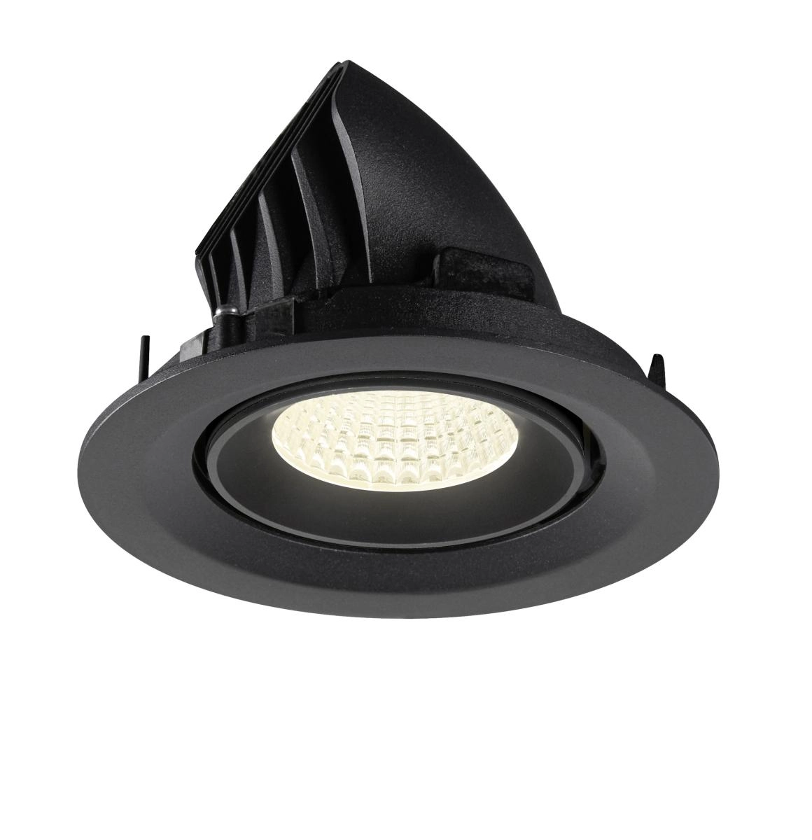 Recessed spotlight Numinos Gimble M black 4000K - 55deg SLV 4024163311717