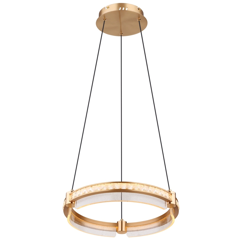 Pendant lamp Blondie Ø 40cm gold Globo 9007371449460