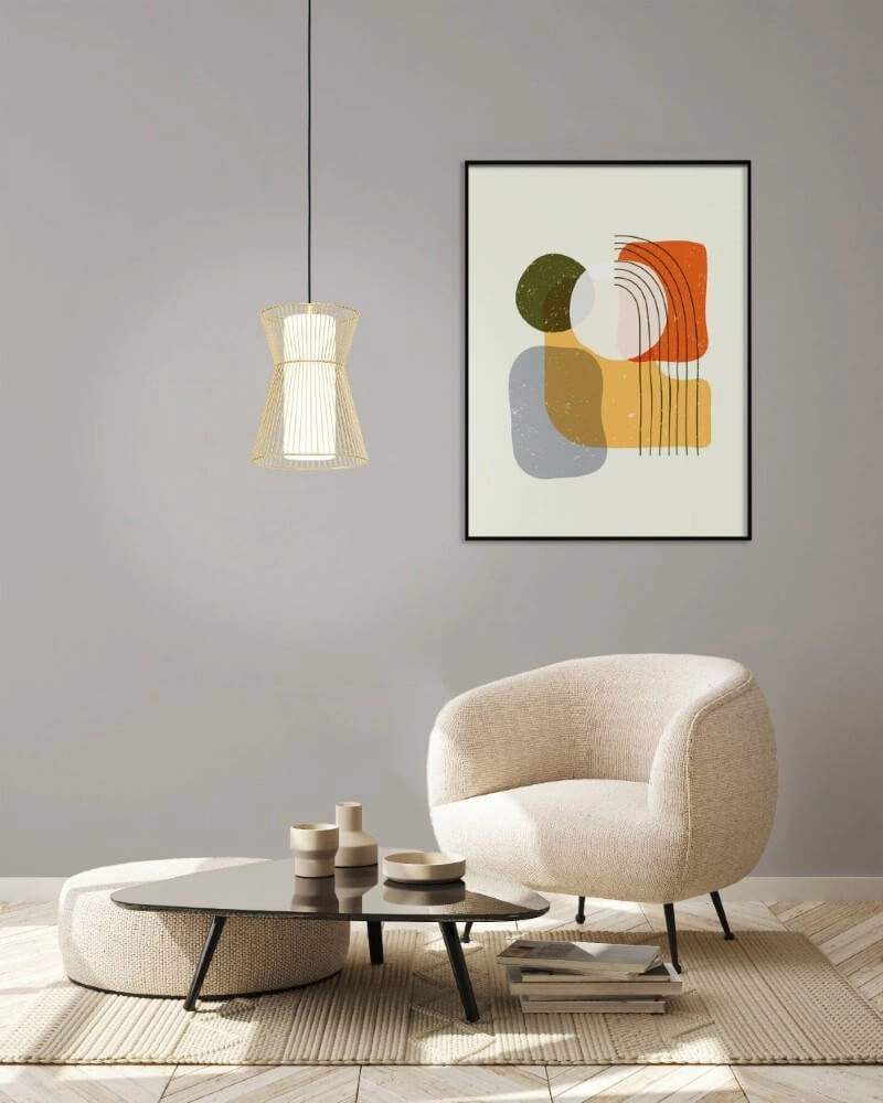 Hanging lamp Maseta wire gold Eglo 9002759996352