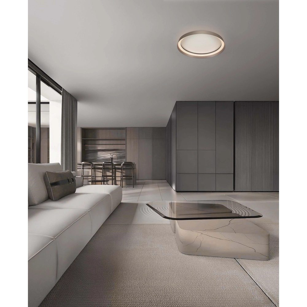 Design ceiling light Ormi Ø 45cm champagne Lyora 5212017463111