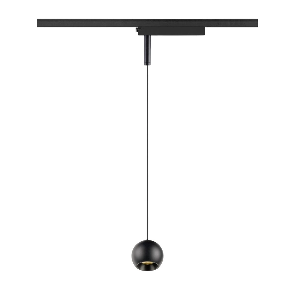 Pendant light for rail Light Eye 2.0 1-phase black 3000K