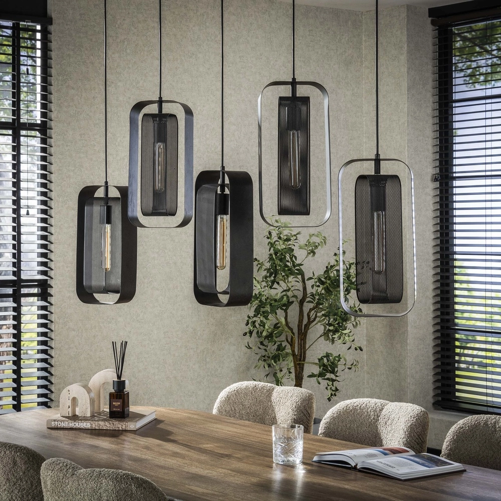 5L Metal Mesh Pendant Light Mesh 5x E27 Lyora 8716803512207