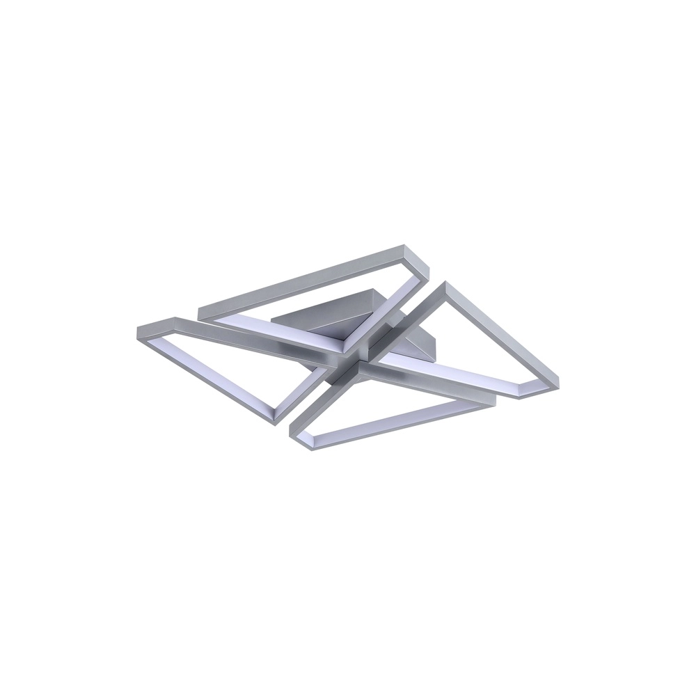 Ceiling lamp Quatro black square Searchlight 5053423302317