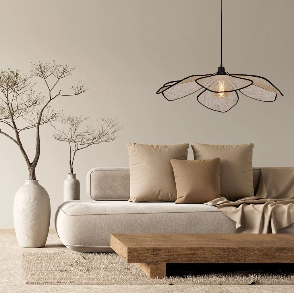 Pendant lamp Lumaflora Black Steinhauer 8712746181029