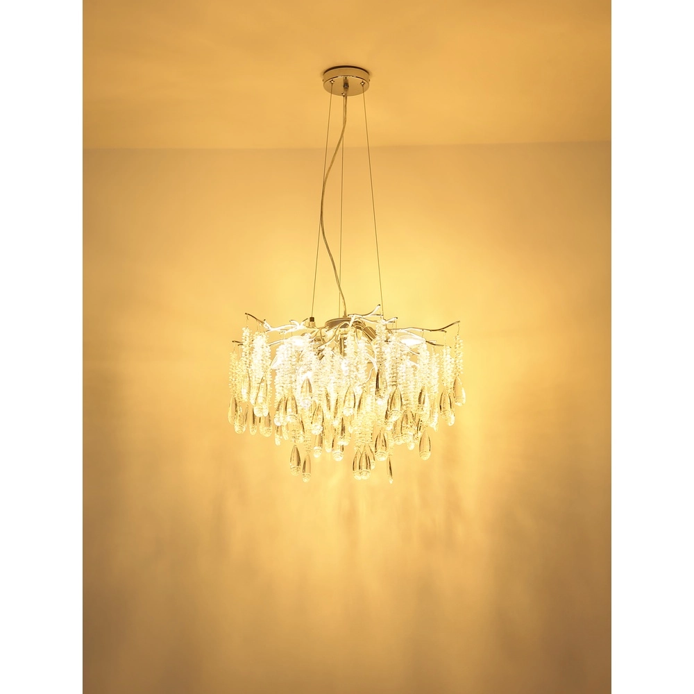 Ceiling lamp Kinga silver grey Ø 60cm Globo 9007371578979
