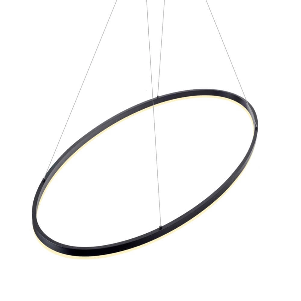 Anthracite pendant lamp Titus Ø 118cm Paul Neuhaus 4012248375228