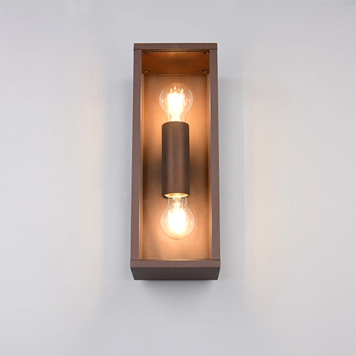 Modern wall lamp Garonne M rust brown Trio 4017807687392