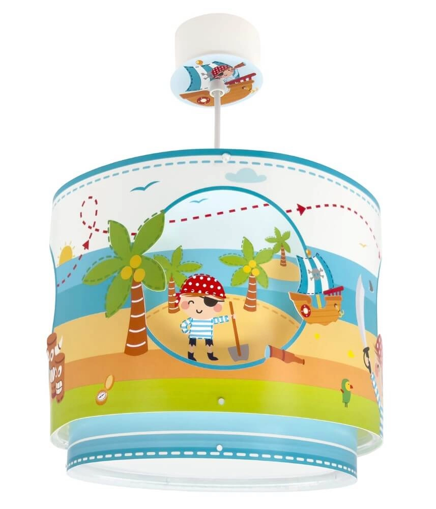 Children's room pendant lamp Pirate Island Ø 26cm Dalber 8420406002736