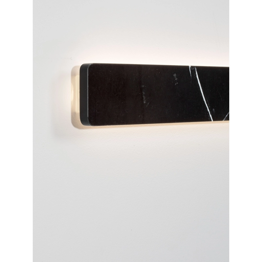 Sleek wall lamp Alyssa black marble Lyora 5212017495846