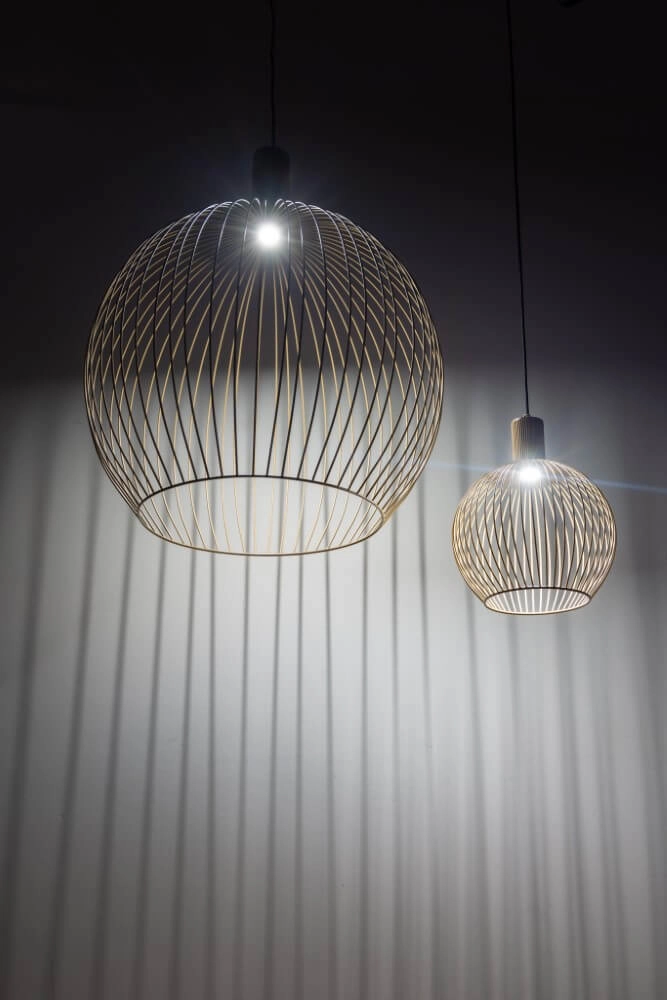 Sand-colored hanging lamp Wire Sand Ø 70cm ETH 8720195307143