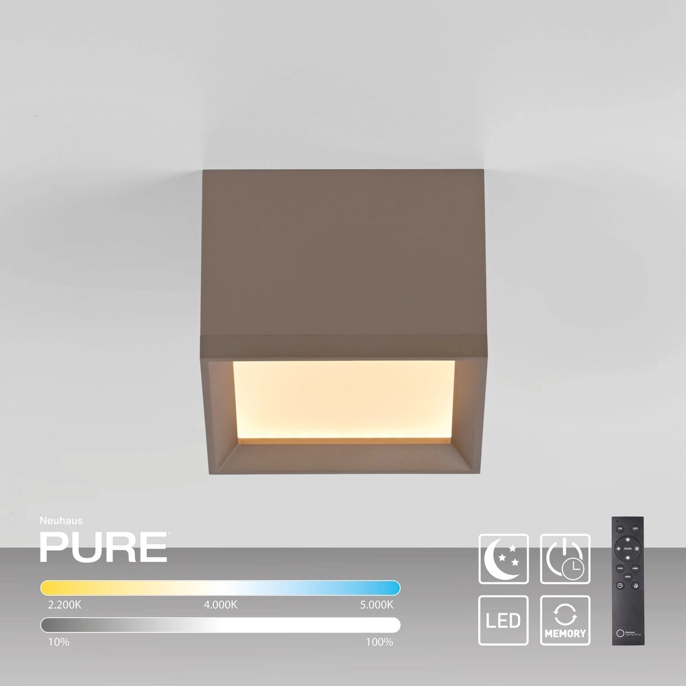 Led surface-mounted spot Pure Manhattan Bronce Paul Neuhaus 4012248396858