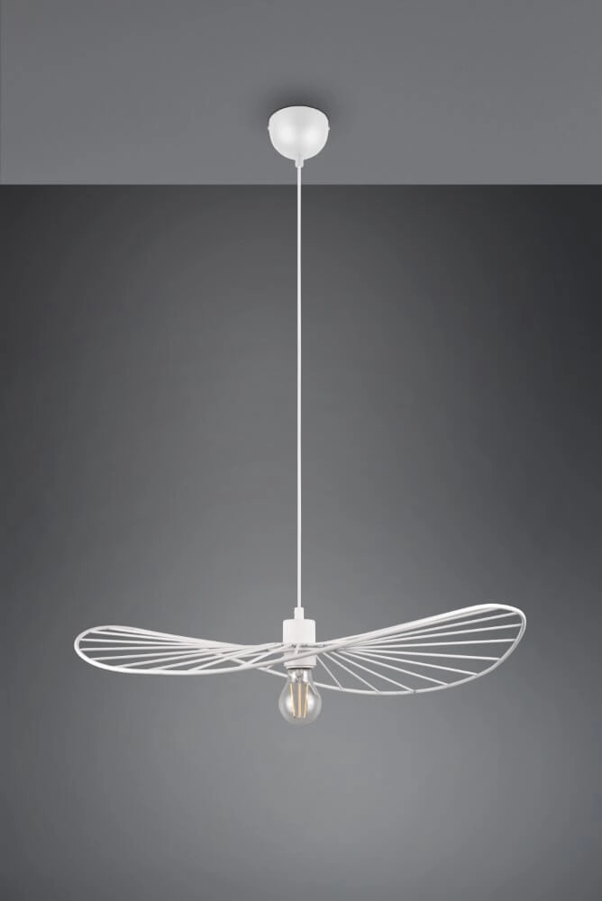 Hanging lamp Chapeau white Trio 4017807574104
