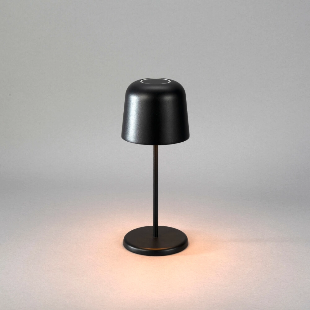 Rechargeable table lamp Biot black with removable cap KonstSmide 7318307845754