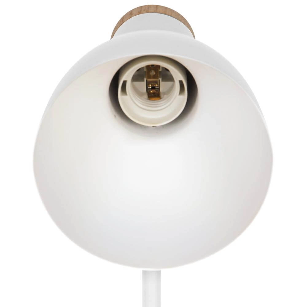 White desk lamp Devone with pen holder Nordlux 5704924024542