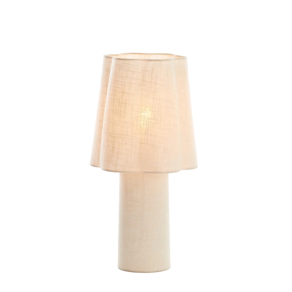 Table lamp Musaby Organic shape - Natural linen Light & Living 8717807784249