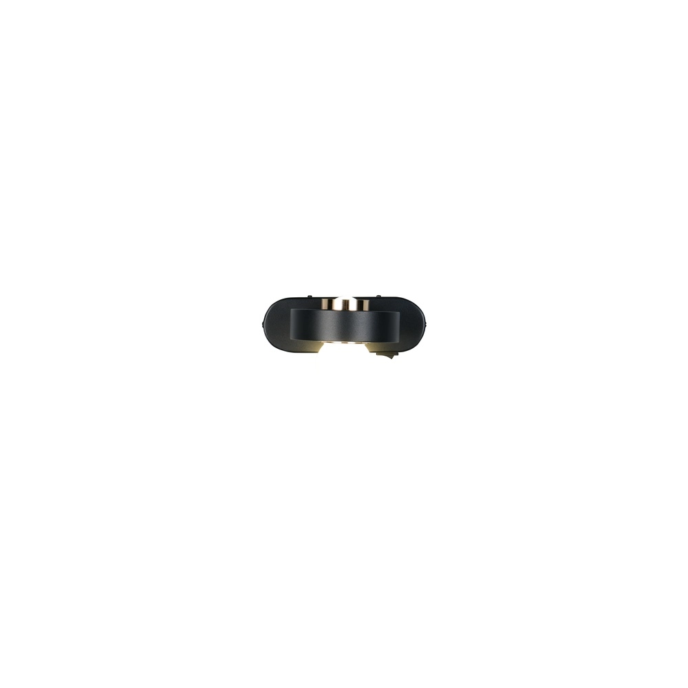 Wall lamp Arpino black 15cm Trio 4017807683639
