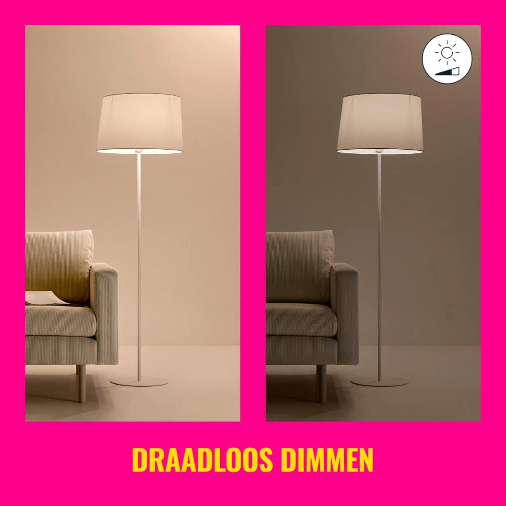Wall spotlight Up and Down Smart - Black WiZ 8719514554610