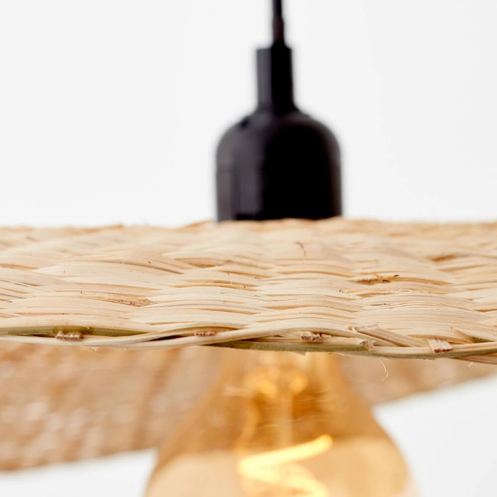 Rattan hanging lamp Jefter Ø 60cm Brilliant 4004353393334