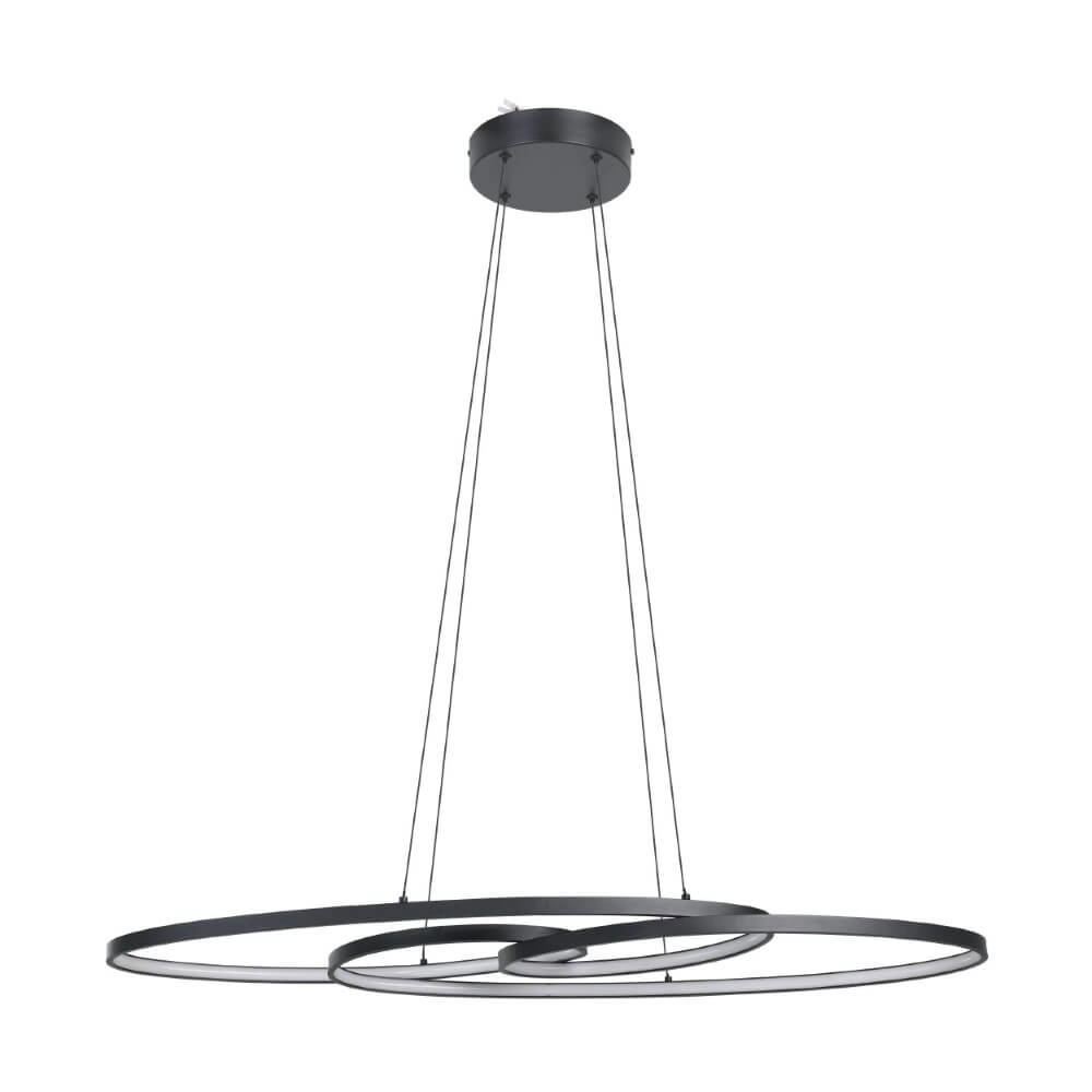 Black LED pendant light Gianella