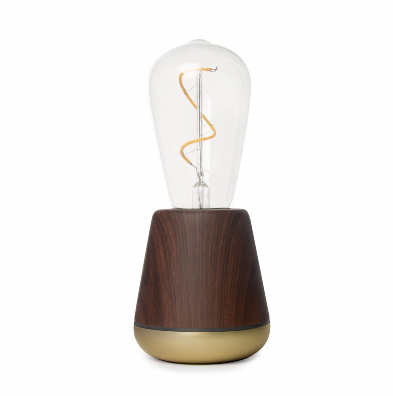 Rechargeable table lamp One Walnut
