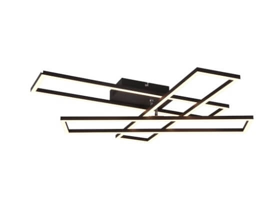 Designer ceiling lamp Corso black